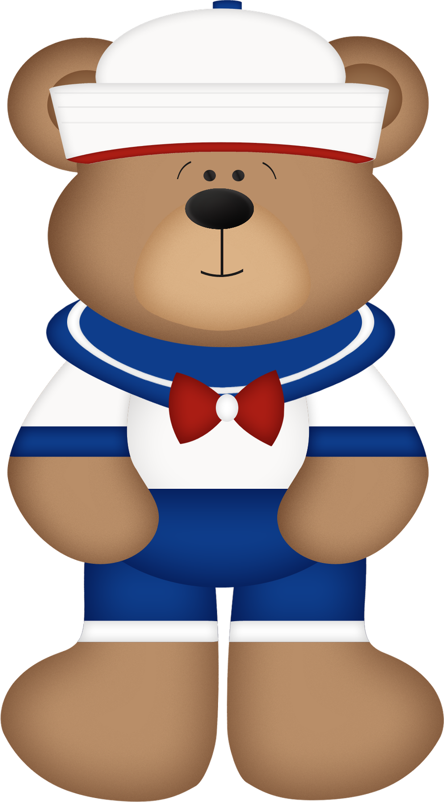 Bear In Sailors Out Fit - Osito Vestido De Marinero (900x1626)