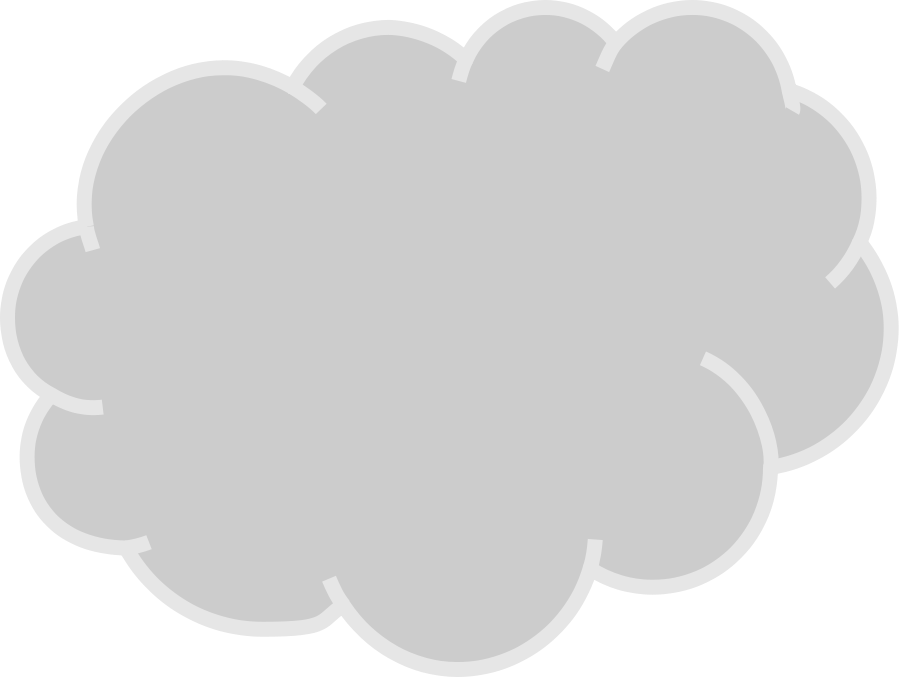 Gray Clouds Clipart - Instagram (954x720)