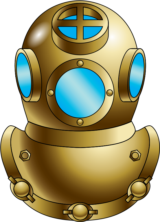 Clip Art Tags - Scuba Diving Helmet Clipart (578x800)