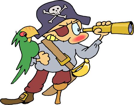 Amazing Free Clipart Pirates Pirate Clip Art Cliparts - Pirate Clip Art (446x349)