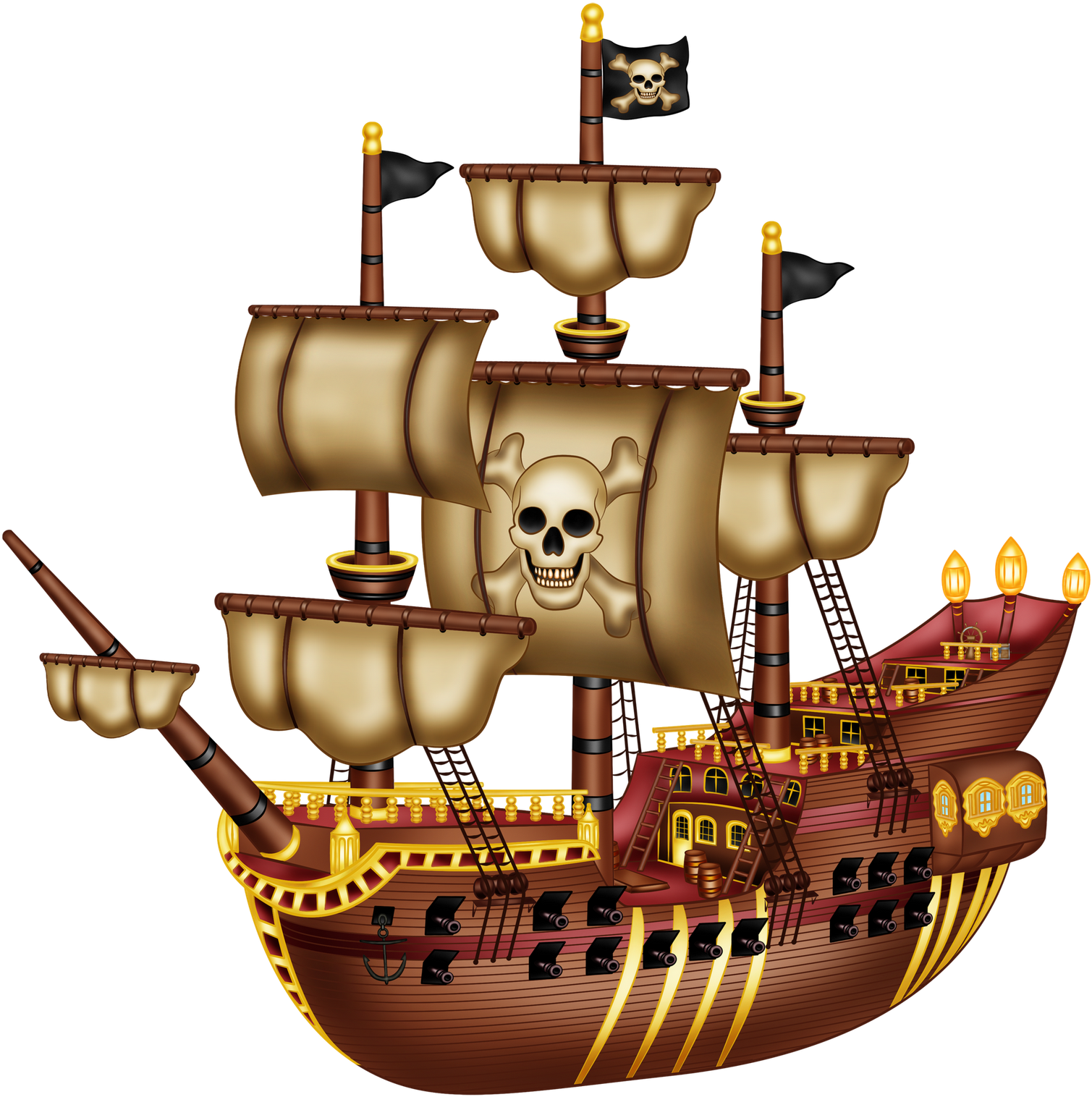 Show Them The Plank With This Extra Big Pirate Ship - Pirate Ship (1600x1600)