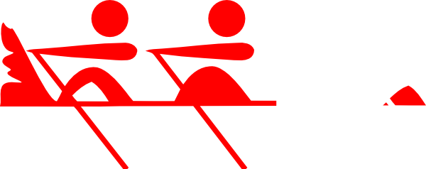 Red Dragon Boat Clip Art At Clker - Rowing Clipart (600x238)