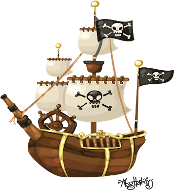Pirate Ship - Pirate Ship (375x400)