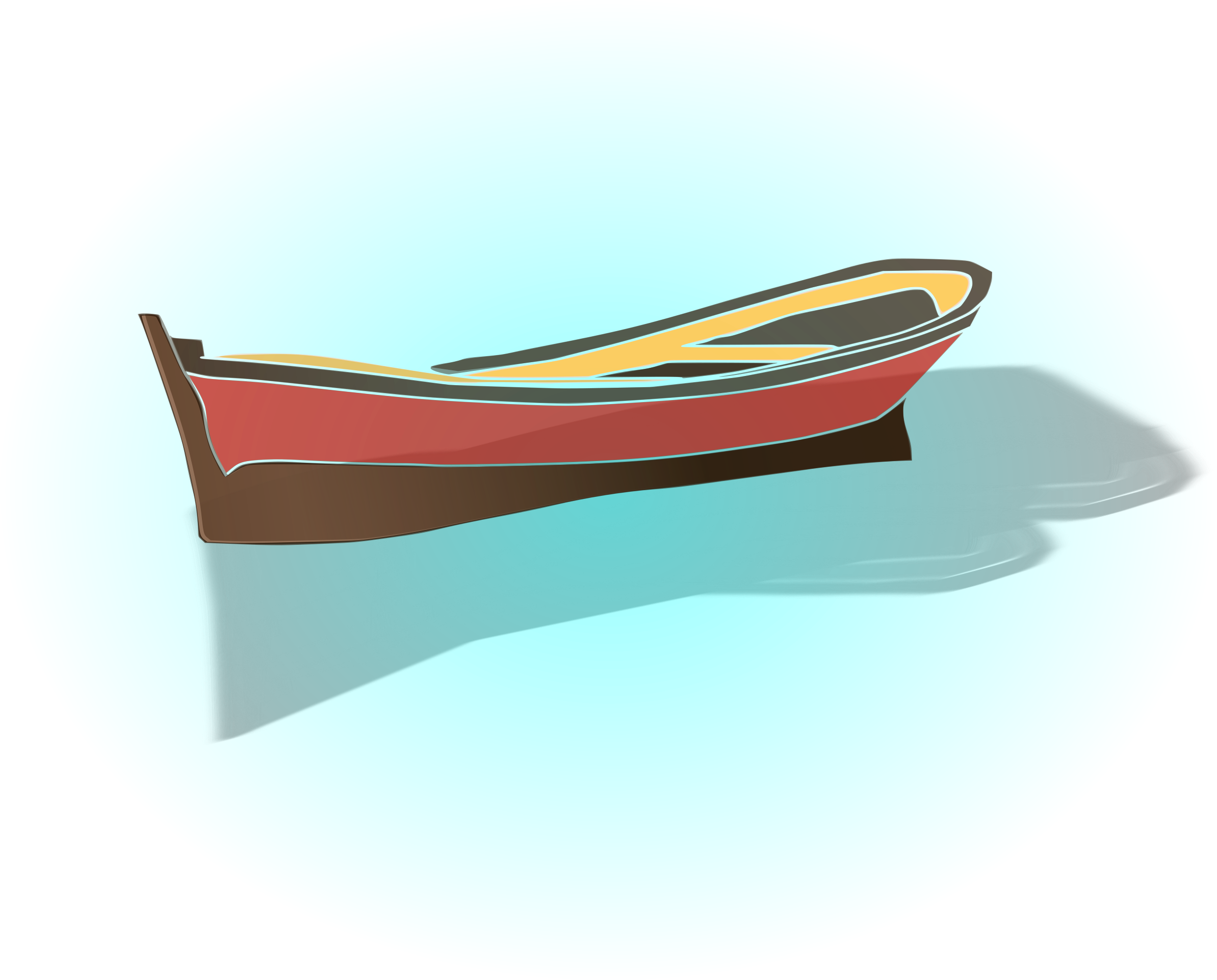Big Image - Perahu Nelayan Vektor (2400x1932)