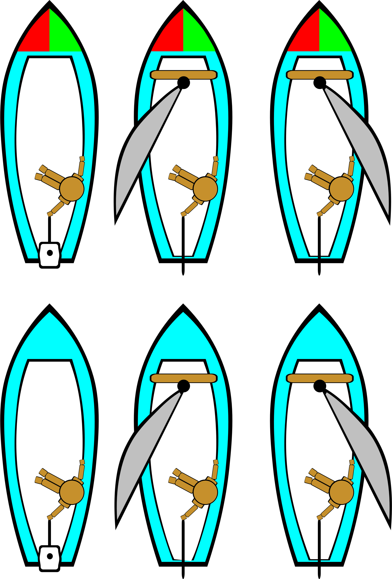 Big Image - Sailboat Top View Clipart (1624x2400)