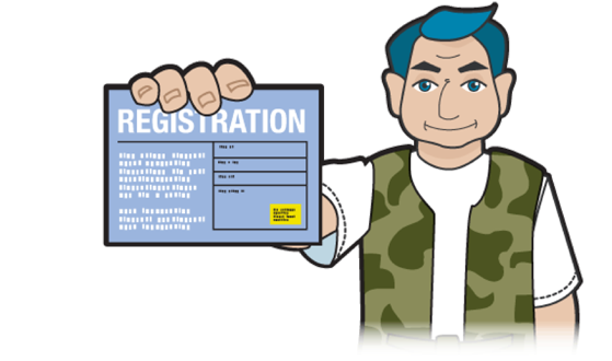 Wisconsin Boat Registration - Cartoon (590x334)