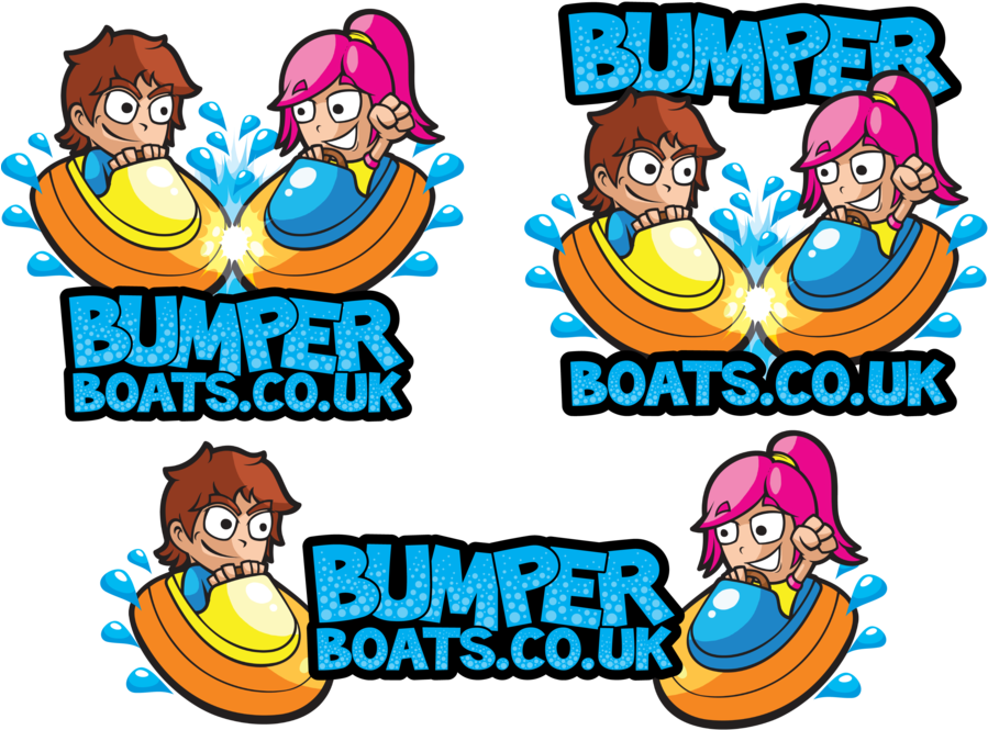 Bumper Boats Logo By Tiger-kai On Deviantart - Bumper Boat Vector (900x693)