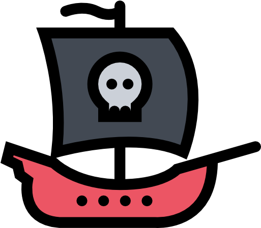 Pirate Ship Free Icon - Pirate Ship Icon (512x512)