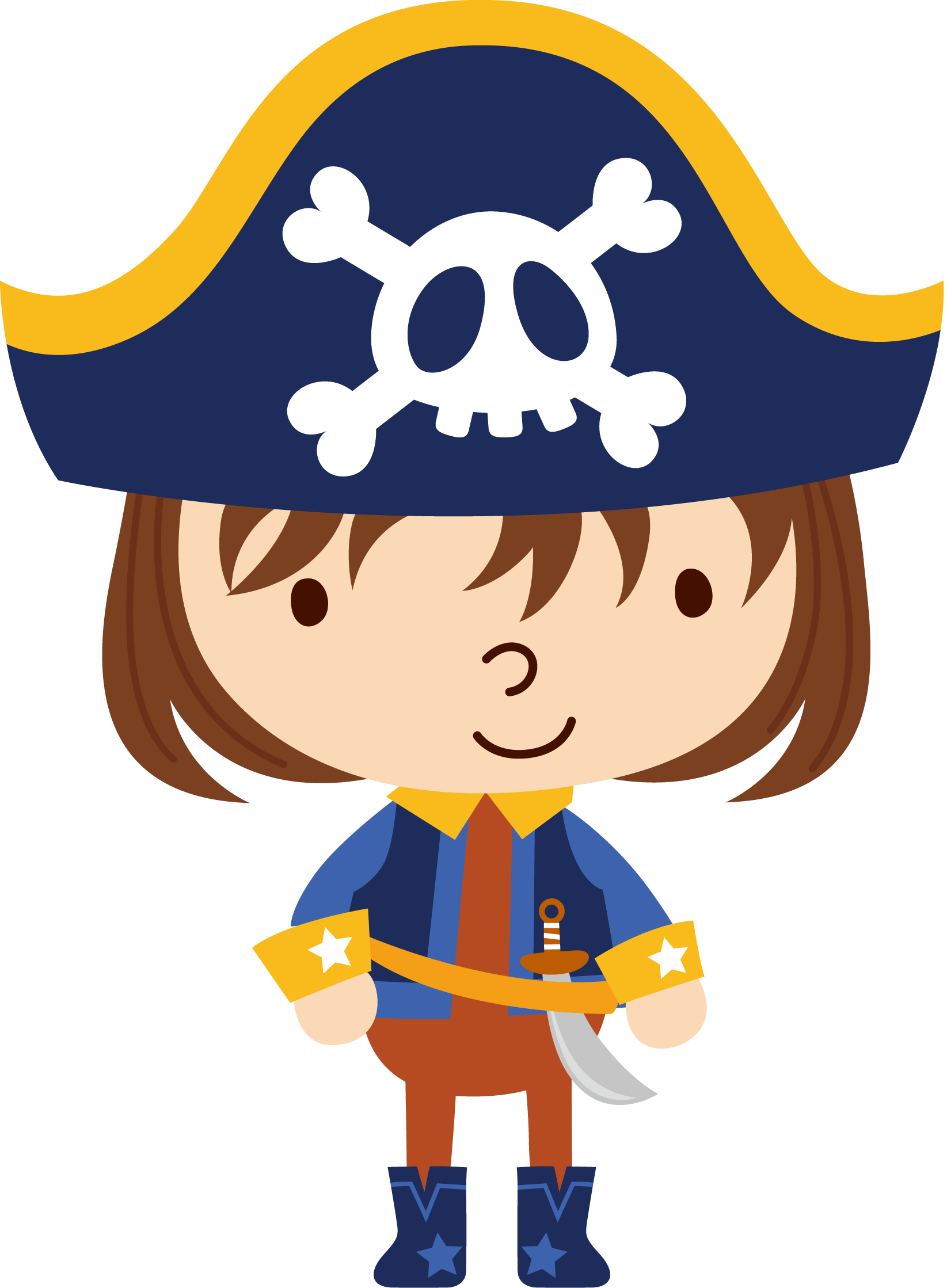 Clipart Piratas (1645x2238)