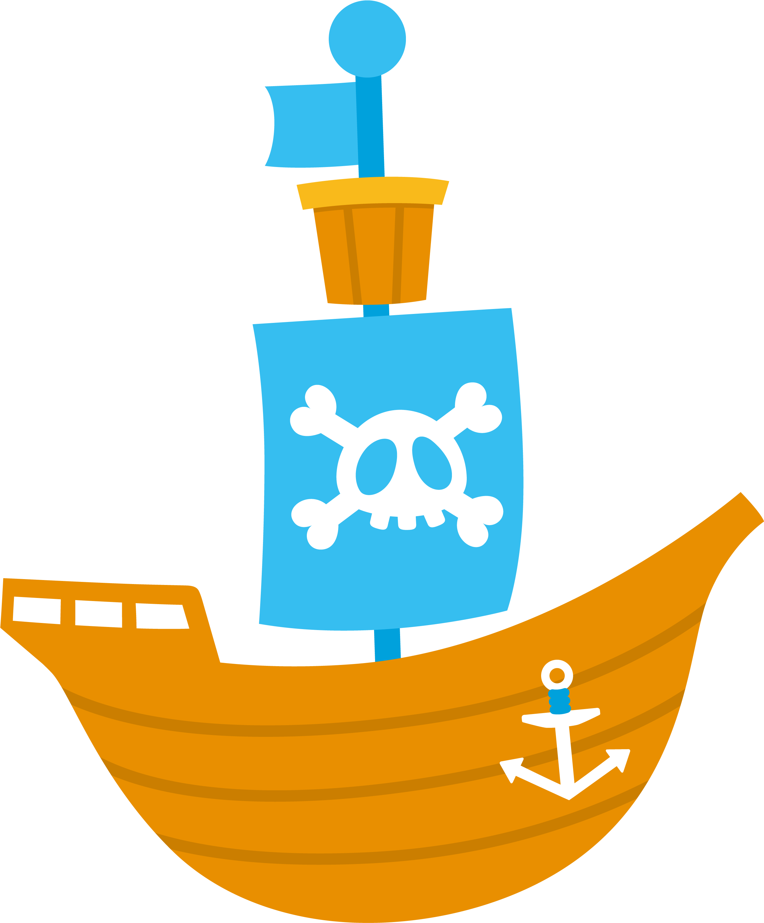 Pirate Partyclip Artpaper - Minus Pirate (2474x3015)