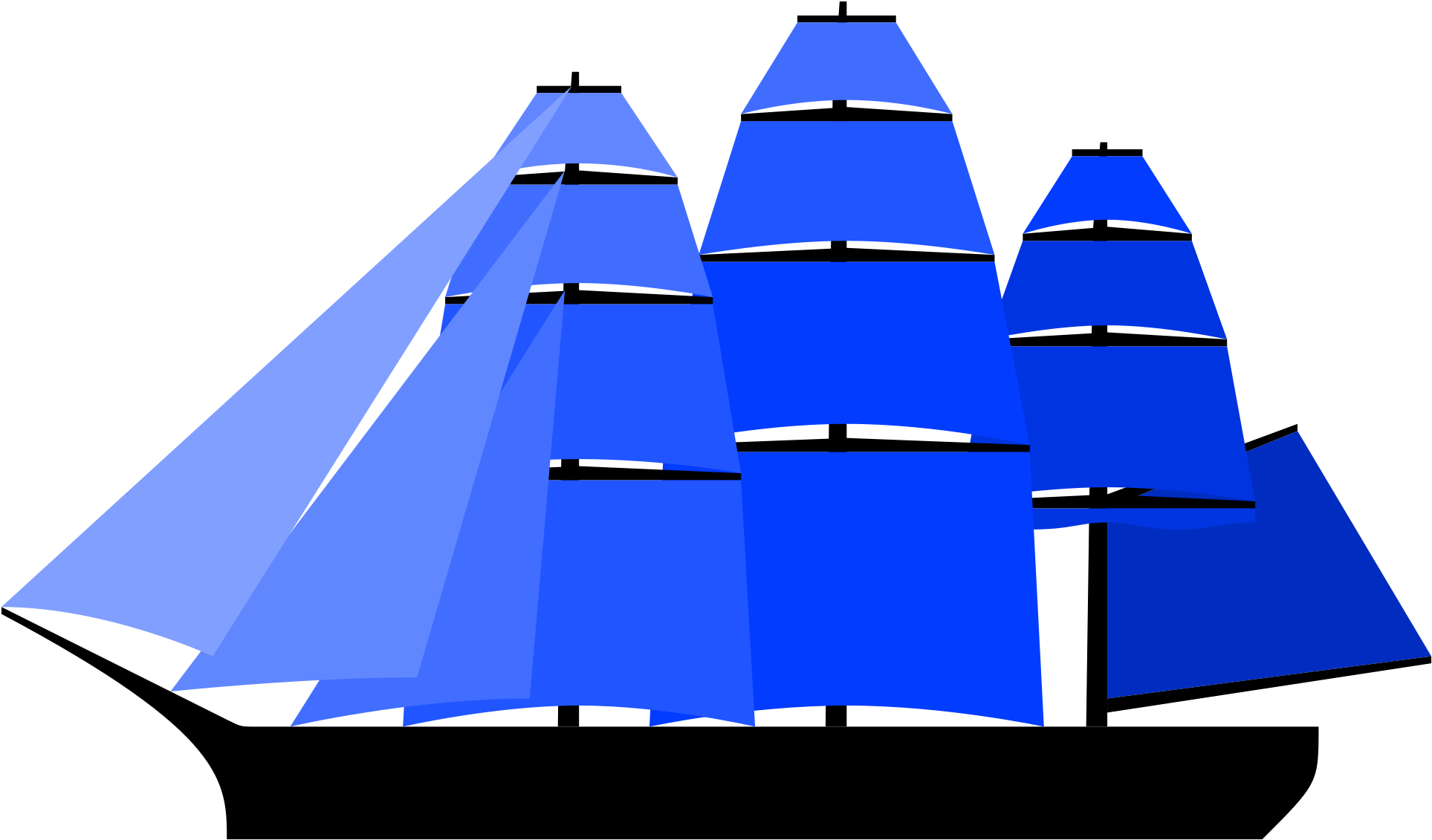 Sailing Ship Clipart History Subject - Velatura Di Brigantino A Palo (2000x1204)