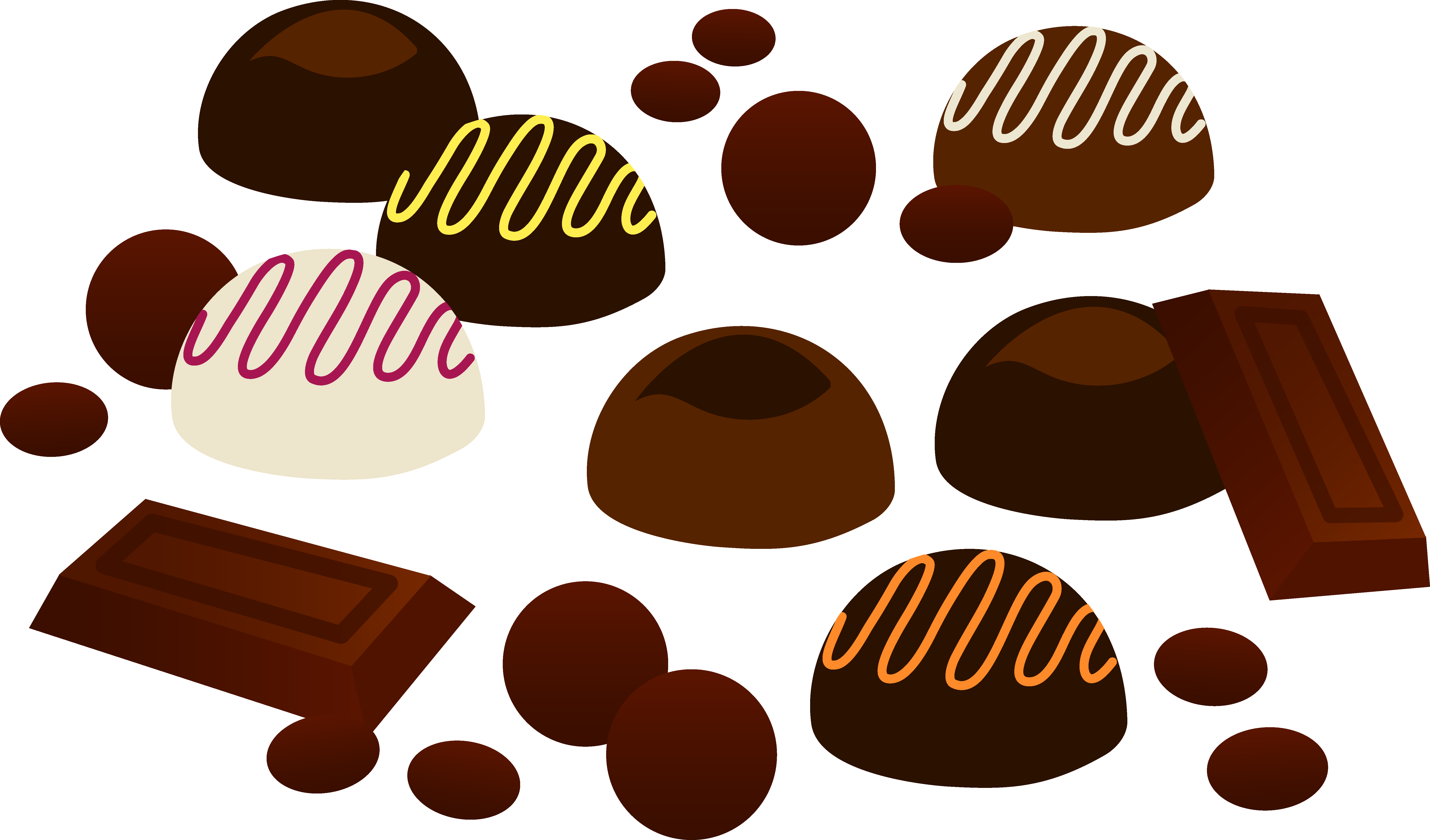 Chocolate Bar Cartoon Free Download Clip Art Free Clip - Marble Chocolate Bars Cartoon Drawing (6667x3918)