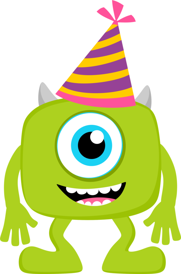 Baby Monsters Party Clipart - Baby Monster Inc (596x900)