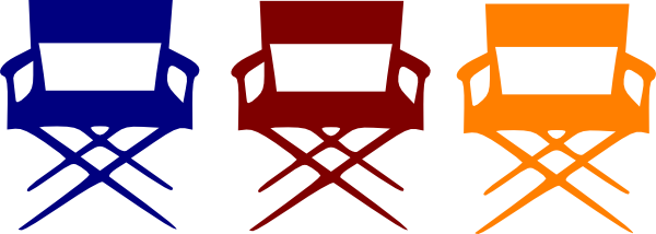 Row Of Chairs Clipart - Hollywood Classroom Theme Printables (600x214)