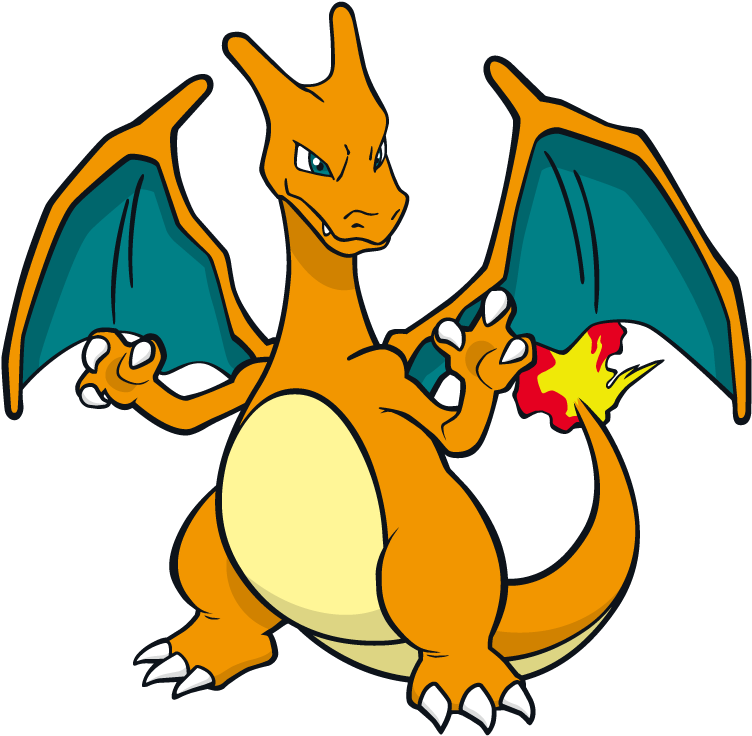 Pokeman Silhouette Clip Art Free Download - Pokemon Charizard (800x800)