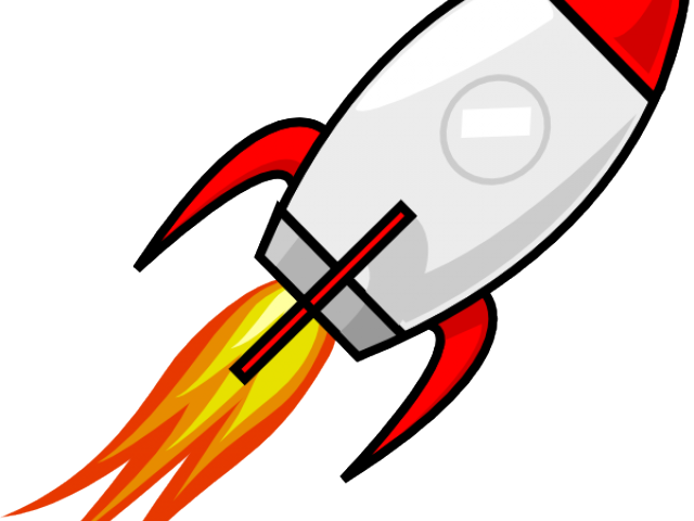 Cartoon Space Ship - Space Shuttle Clip Art (640x480)