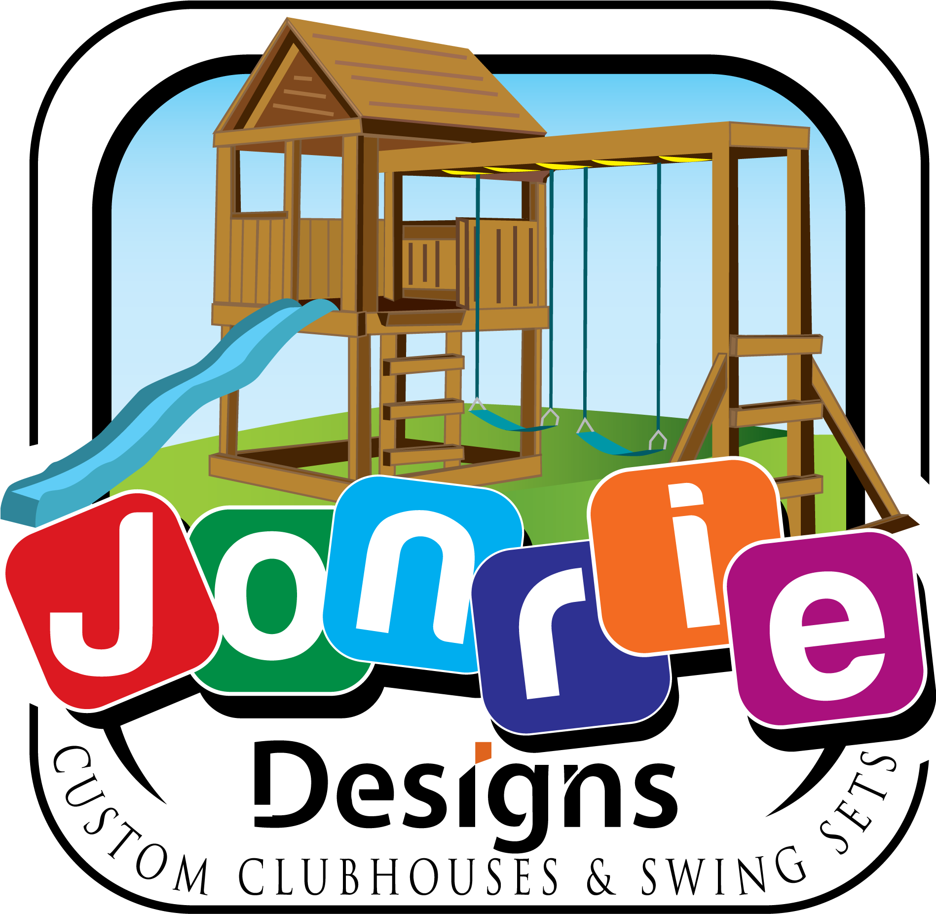 Jonrie Designs Custom Clubhouses And Swing Sets - Jonrie Designs (1960x1960)