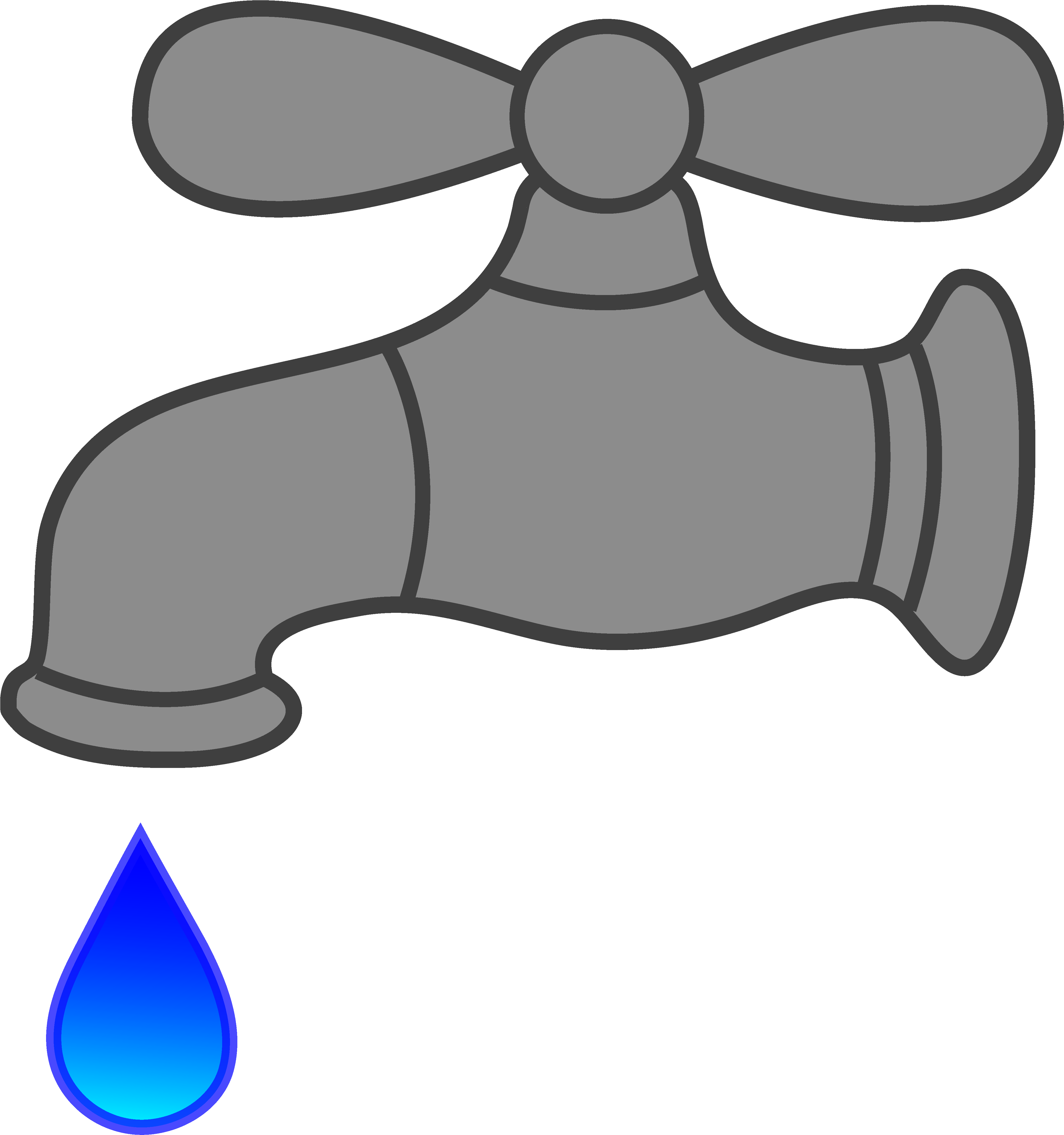Water Clip Art Border - Drip Clipart (4688x4990)