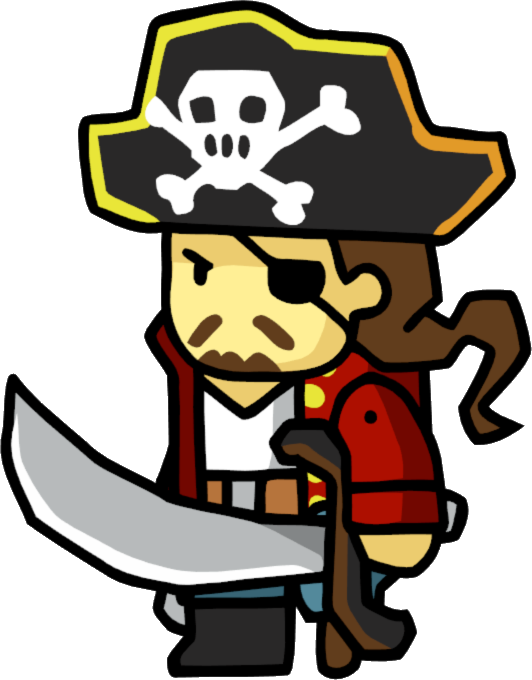 Pirate Male - Scribblenauts Pirate (532x680)