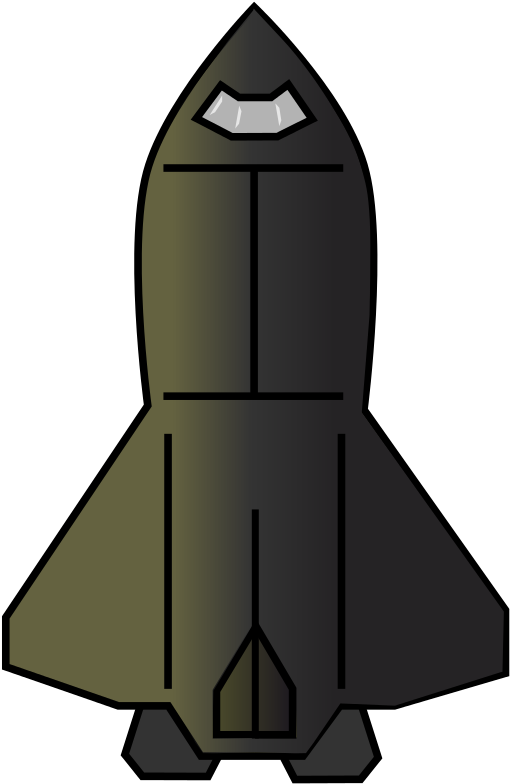 Space Ship Clipart - Simple Spaceship Clipart (566x800)