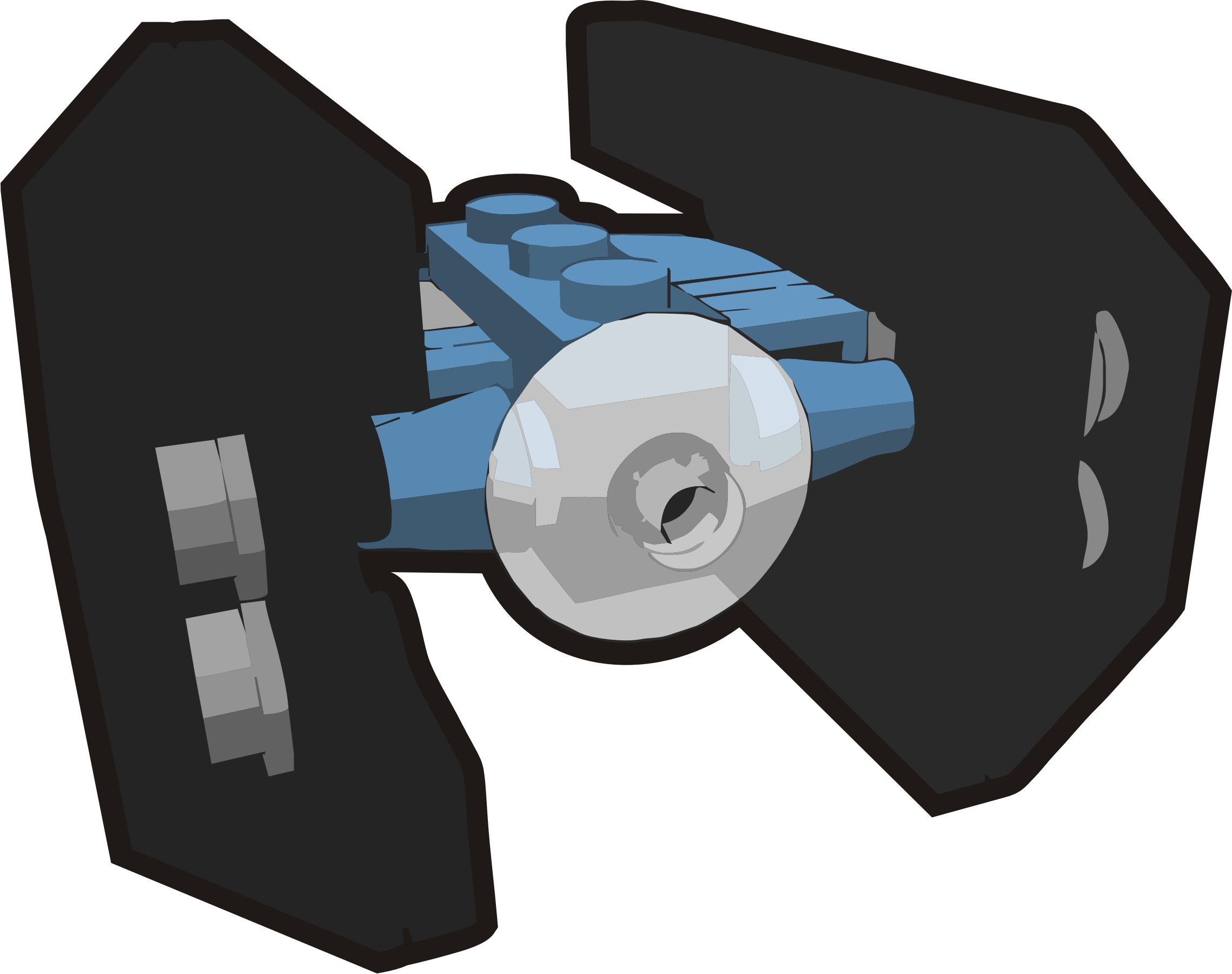 Big Image - Lego Star Wars Ship Clipart (2278x1801)