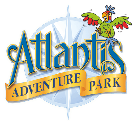 The Pirate Ship Adventure Playground Is Where Children - Atlantis Adventure Park Logo (364x341)