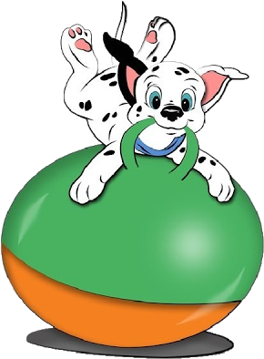 Dalmatian Clipart Baby Puppy - 101 Girl Dalmatian Clipart (400x400)