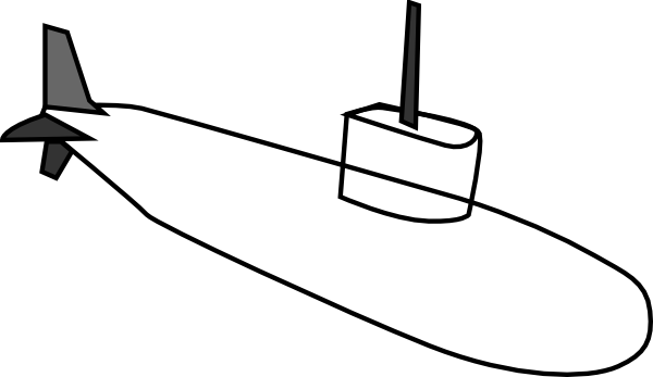 Submarine Clip Art - Clip Art (600x347)