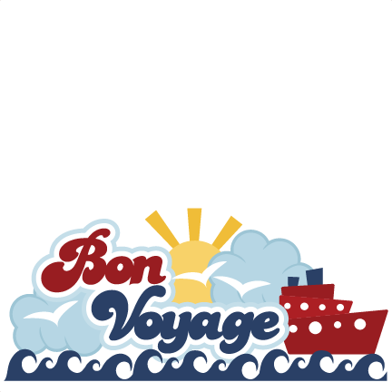 Deluxe Bon Voyage Clipart Bon Voyage Svg Scrapbook - Belles Of The Ballpark [book] (432x432)