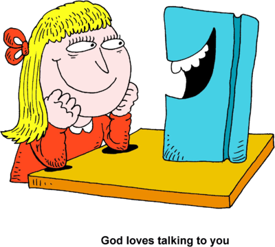 God Talk - Dont Talk Clipart Free (400x360)