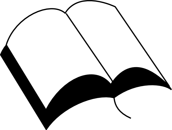 Bible Clip Art At Clker - Education Clipart Black And White (600x453)
