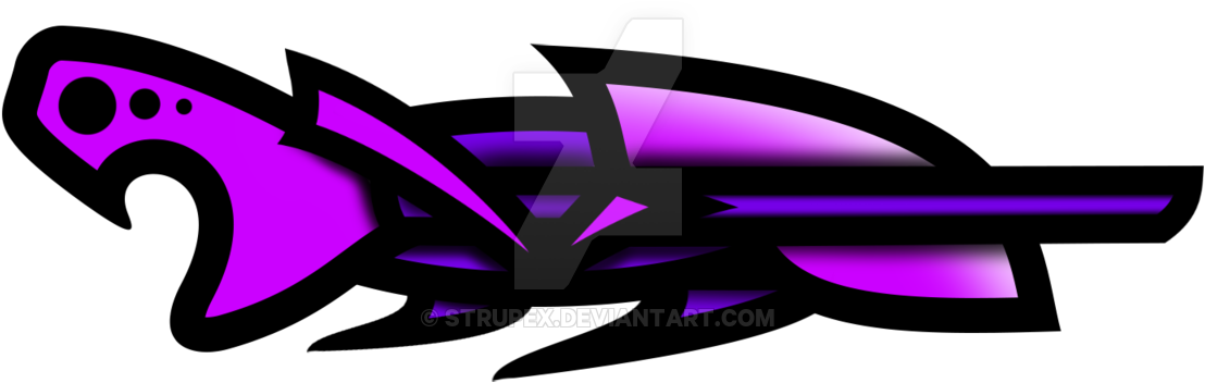 Custom Ship 001 By Strupex Gd By Strupex - Custom Geometry Dash Wave (1280x560)