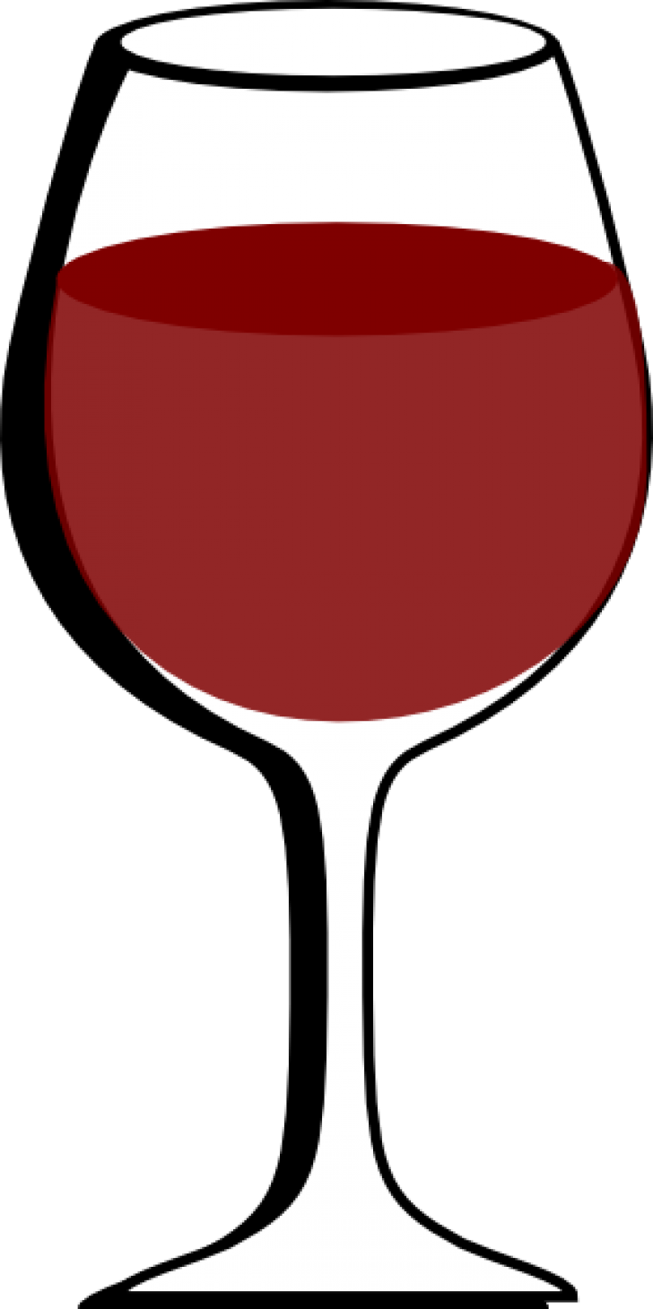 Wine Clip Art - Red Wine Glass Clipart (728x1460)