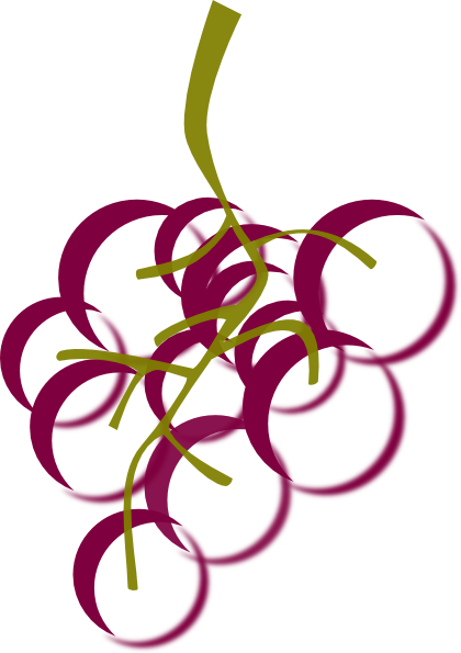 Clipart Info - Wine Grapes Clip Art (420x595)