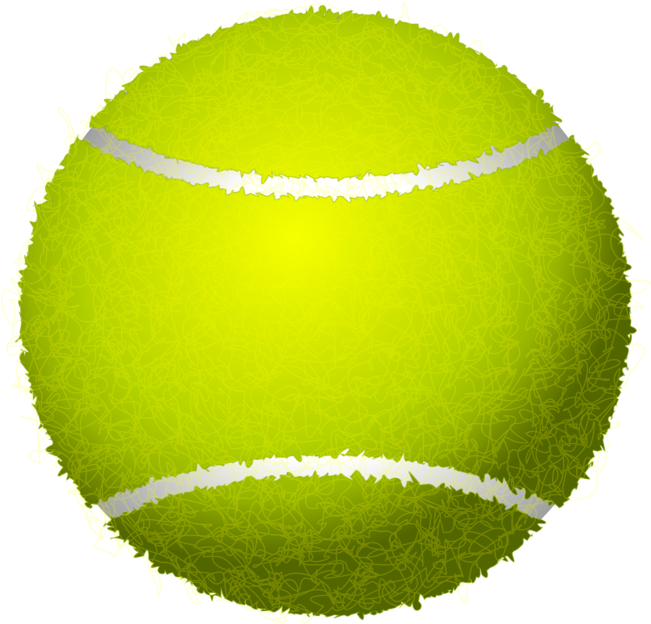 Tennis Ball Clip Art Png - Tennis Ball Clipart Png (999x942)