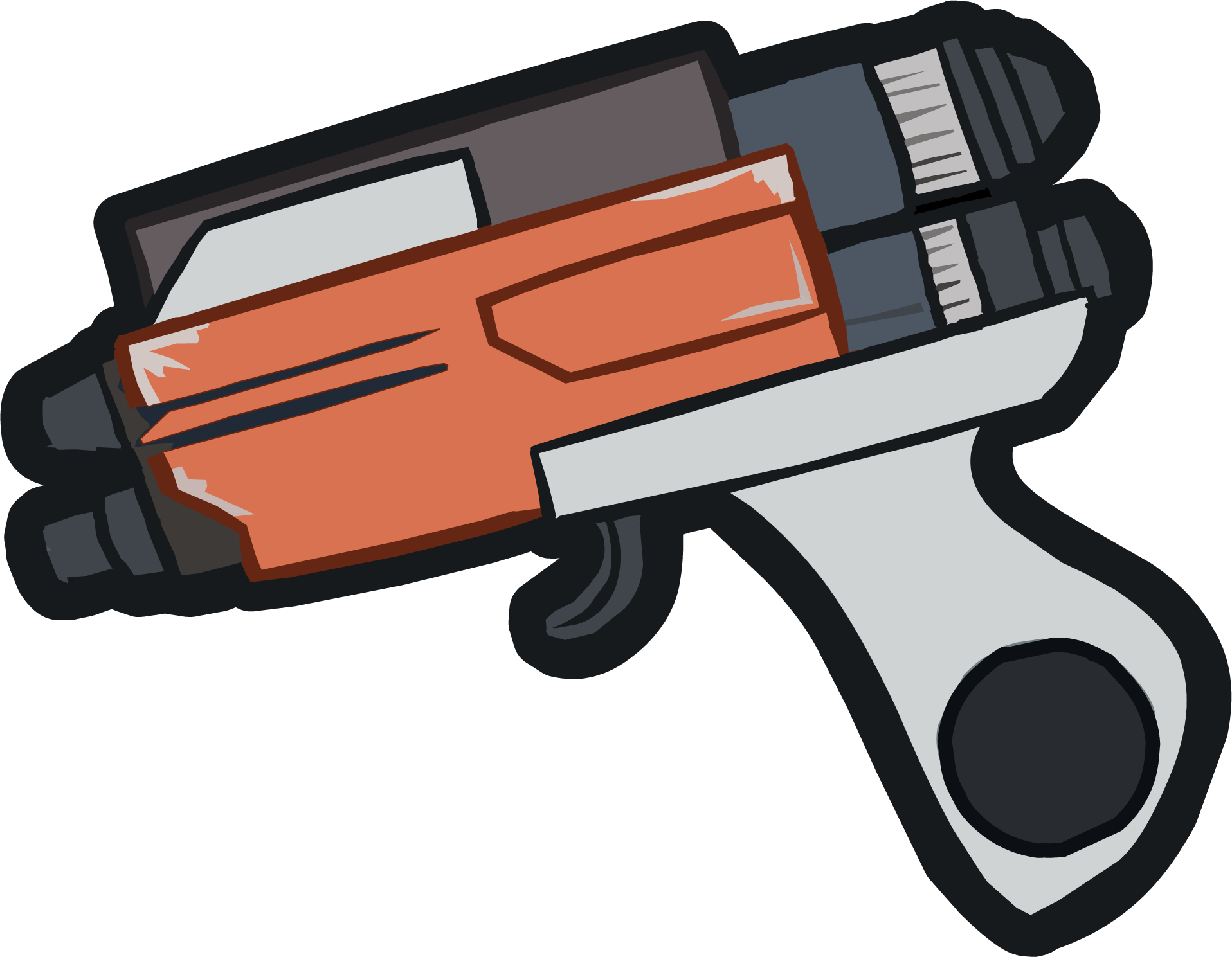 Hera Club Penguin Han Solo Blaster Gun - Hera Club Penguin Han Solo Blaster Gun (1916x1489)