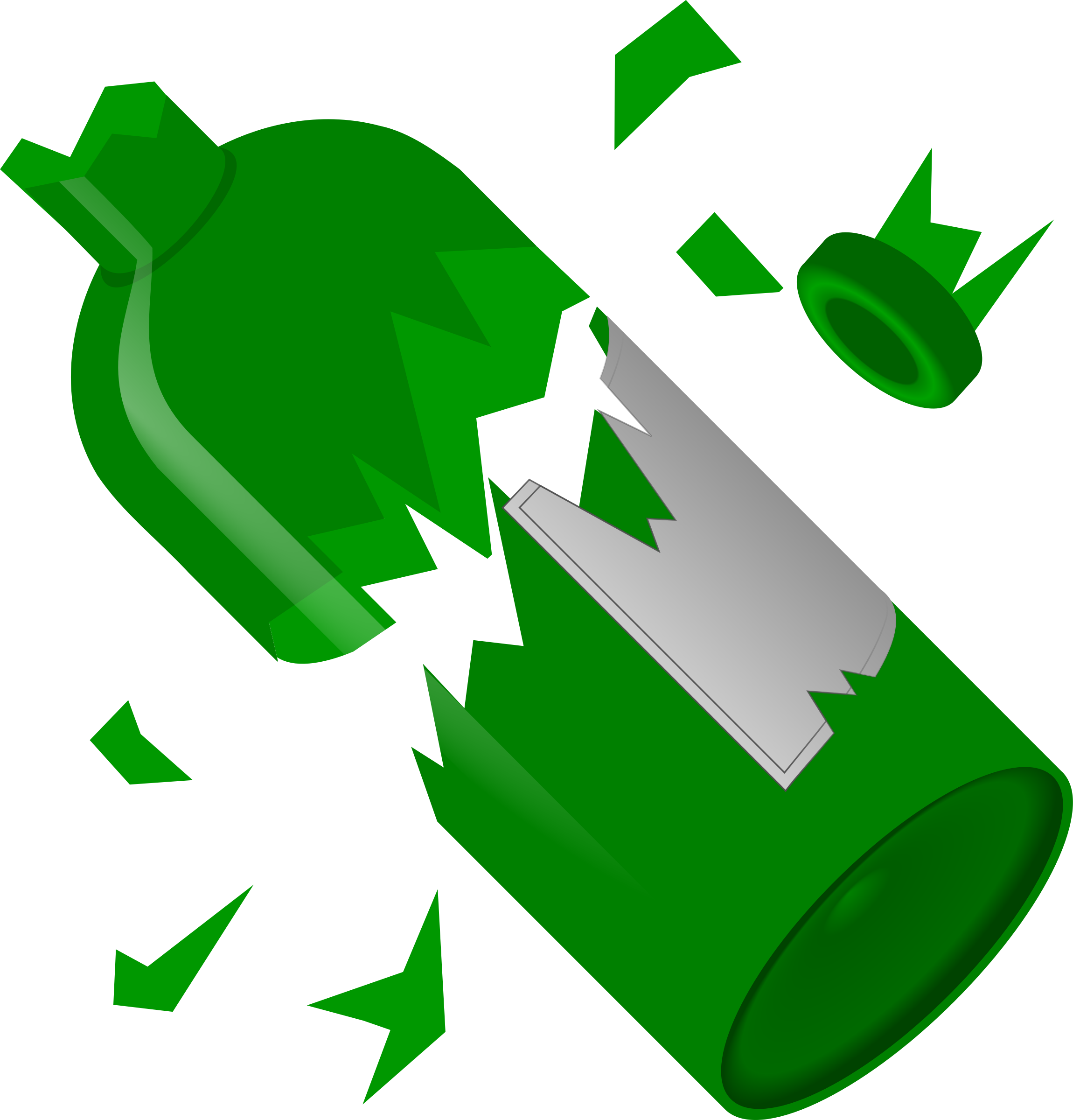 Breaking - Broken Glass Clipart (2300x2400)