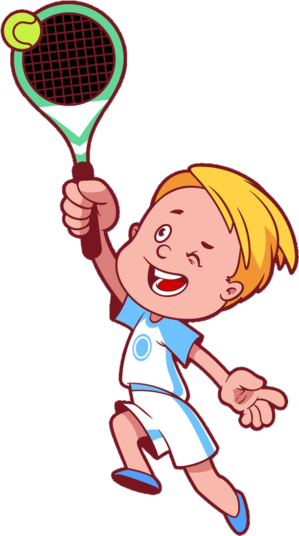 Play Tennis Cartoon Clip Art - Play Tennis Cartoon Clip Art (720x1113)