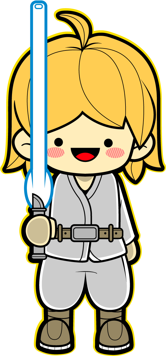 Star Wars Kawaii Saga - Desenho Star Wars Kawaii (1200x1500)