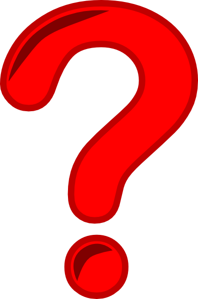 Sensational Idea Questions Clipart Smart Ideas Question - Red Question Mark Png (396x597)