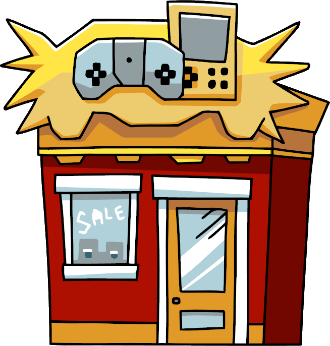 Video Game Store - Video Game Store Png (654x686)
