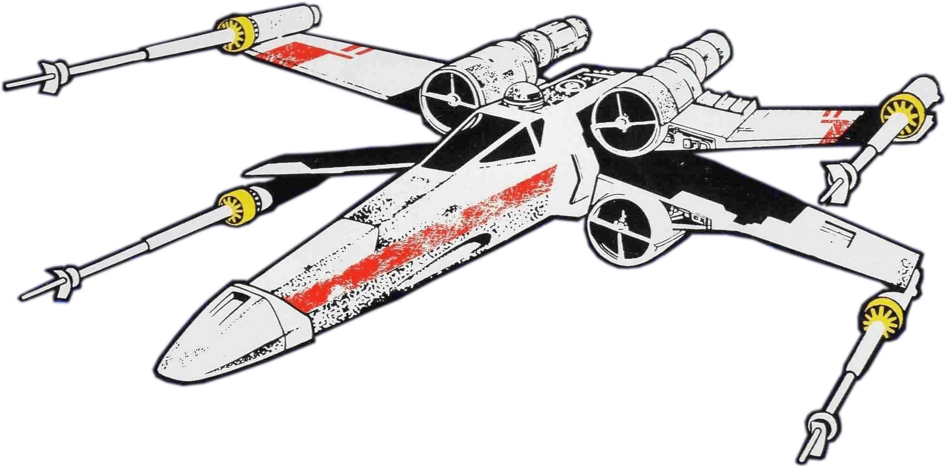 Related X Wing Clipart - Logo X Wing Star Wars (3036x1501)