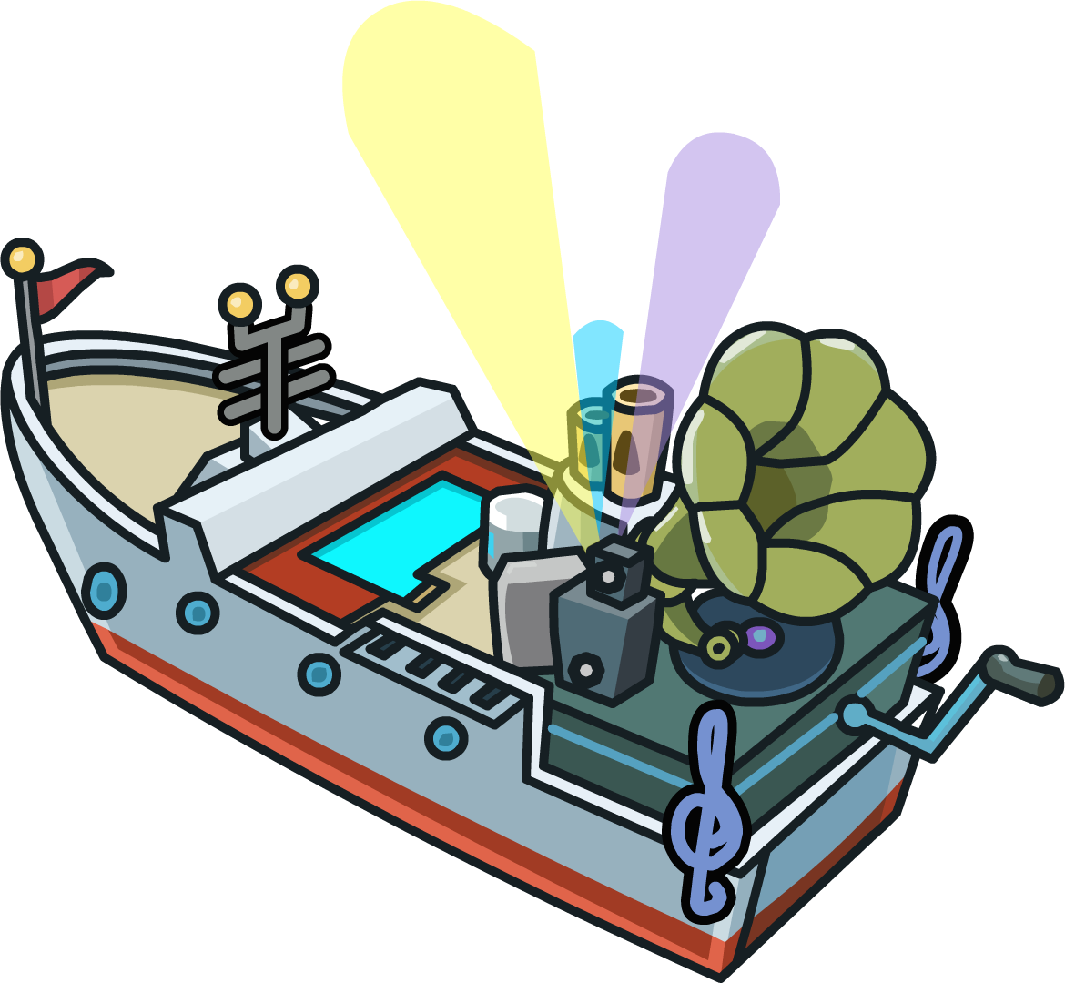 Music Cruise Map Icon - Club Penguin Map Icon (1170x1080)