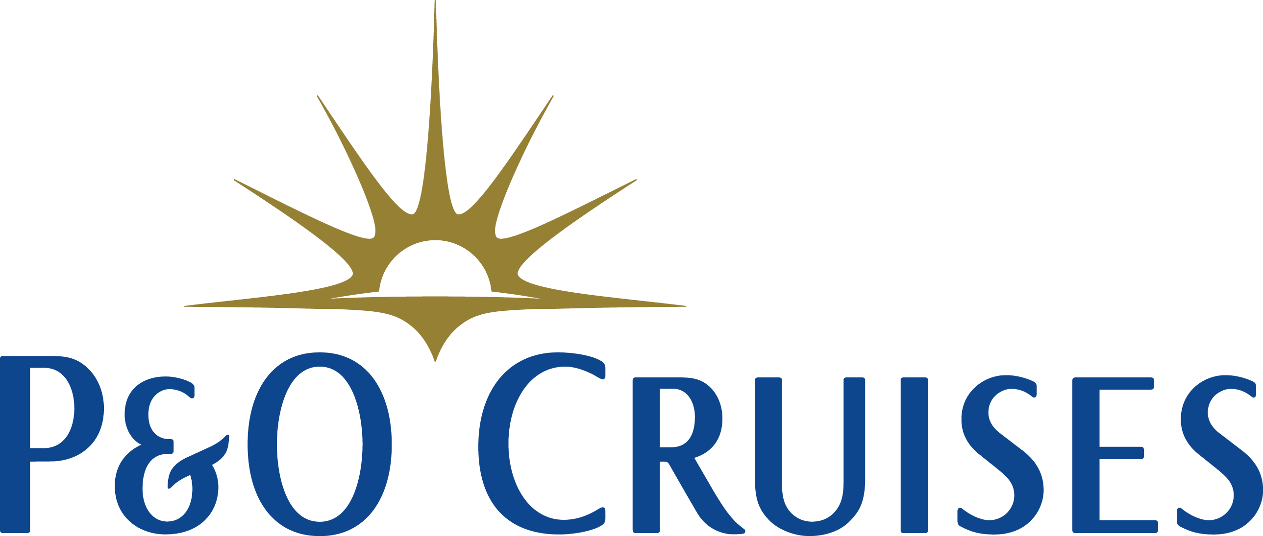 P&o Cruises Logo - P&o Cruises Logo Png (2577x1095)