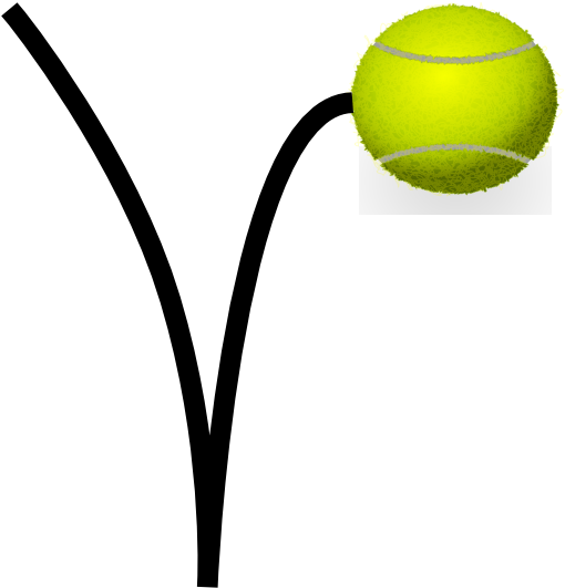 Bouncing Tennis Ball Clip Art (600x541)