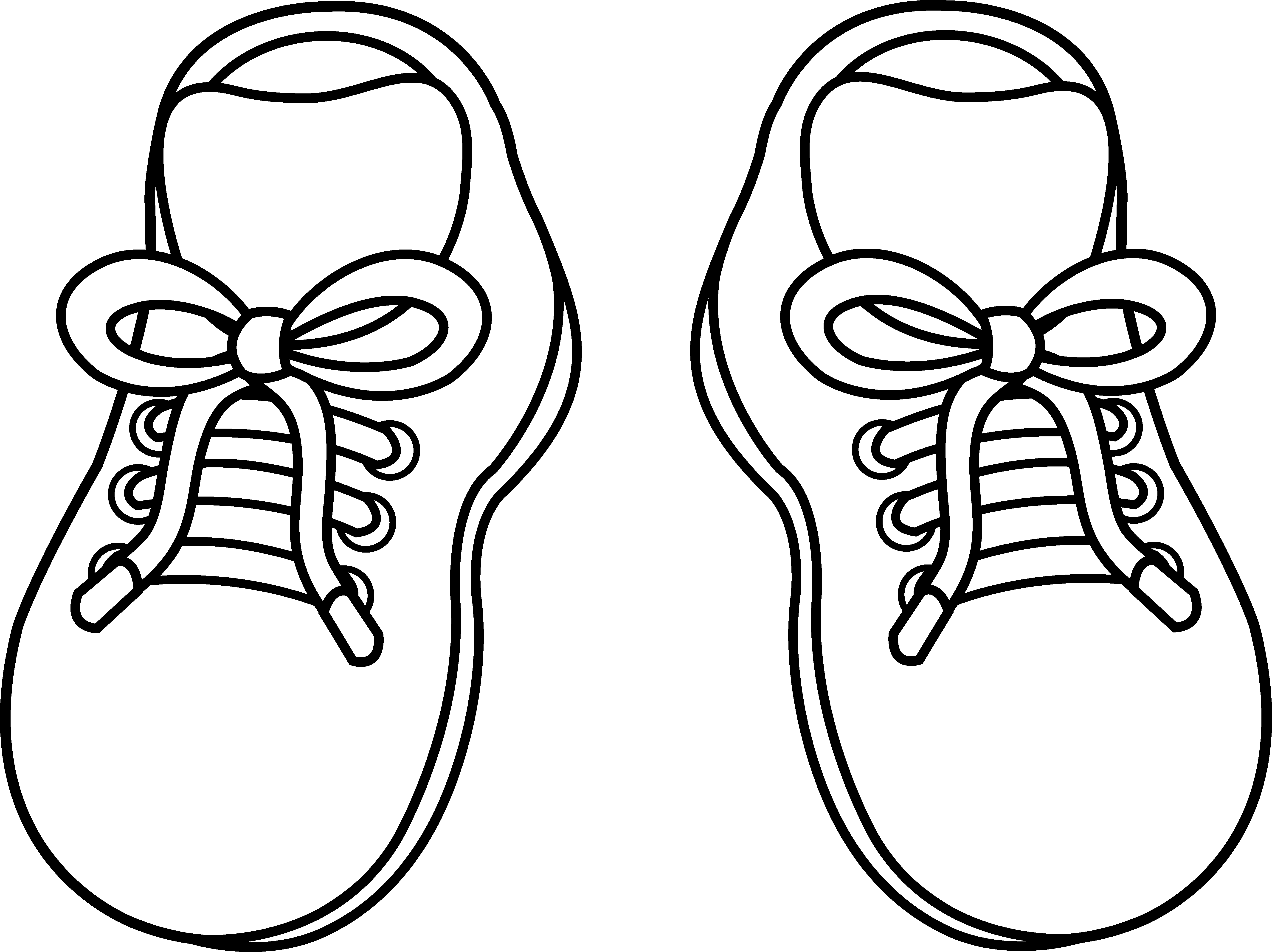 Shoe Clip Art - Shoes Coloring (5540x4147)