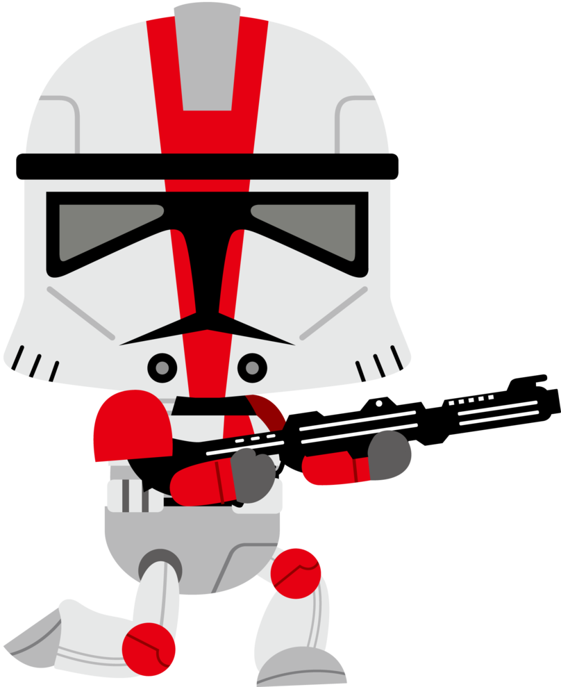 Star Wars - Clipart Of Clone Troopers (1660x2032)