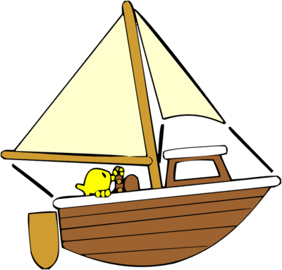 Sailboat Clipart - Sail (400x383)