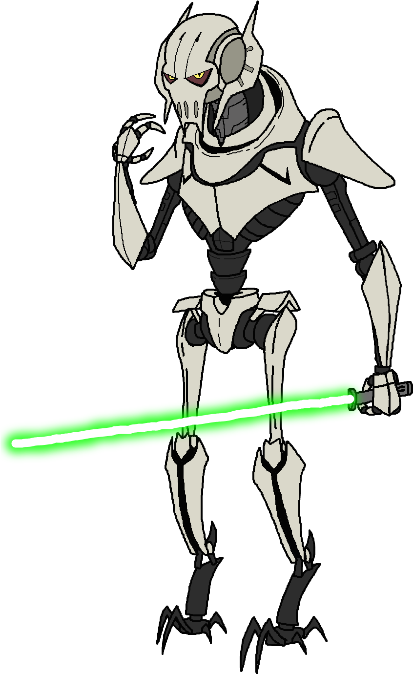 Search Clip Art General Grievous By Montatora - General Grievous Clip Art (1000x1458)