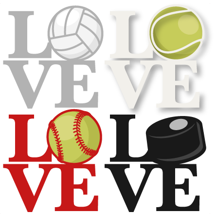 Sport Clipart I Love - Sport Clipart I Love (444x439)